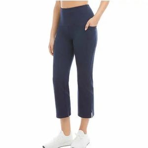 NWT Jockey Women's Yoga CapriCropped Slit Flare Pant, SZ small